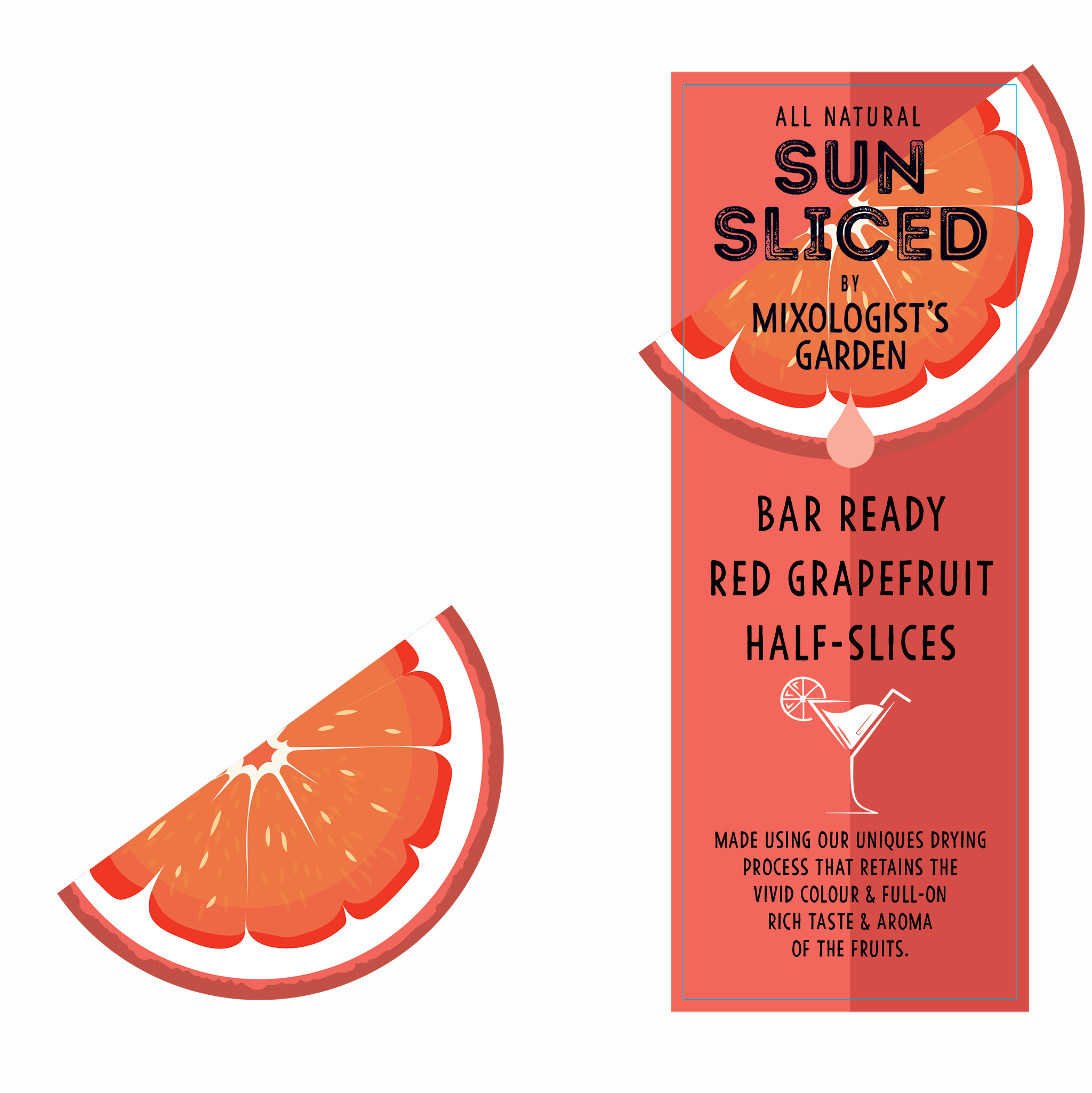 Ruby Grapefruit (Half-Slices) 320g